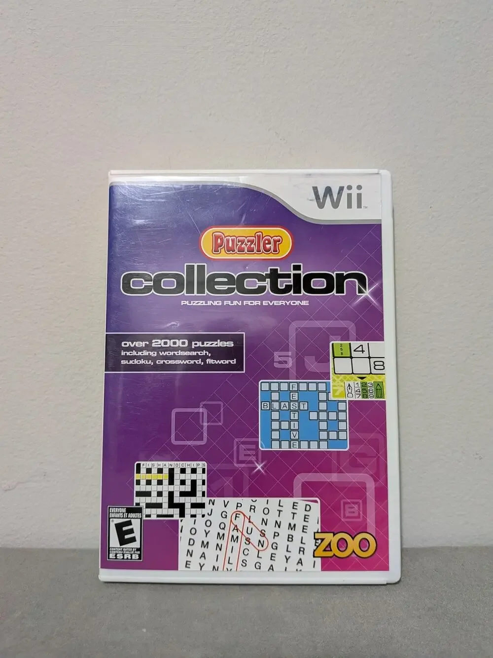Nintendo Wii Puzzler Collection Game - Crosswords, Sudoku, Word Search